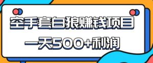 某团队内部实战赚钱项目，一天500+利润，人人可做，超级轻松-多课资源站