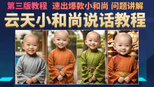 小和尚会说话，7天万粉（第3版教程）-多课资源站