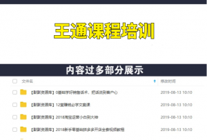 王通《顶级文案策划》课程培训-多课资源站