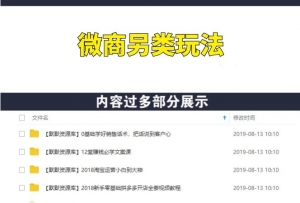 微商百度霸屏与短视频玩法,引爆你的客流量-多课资源站