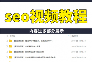 顺时学院小颜哥seo视频教程，小白新手学完就会【无水印】价值500-多课资源站